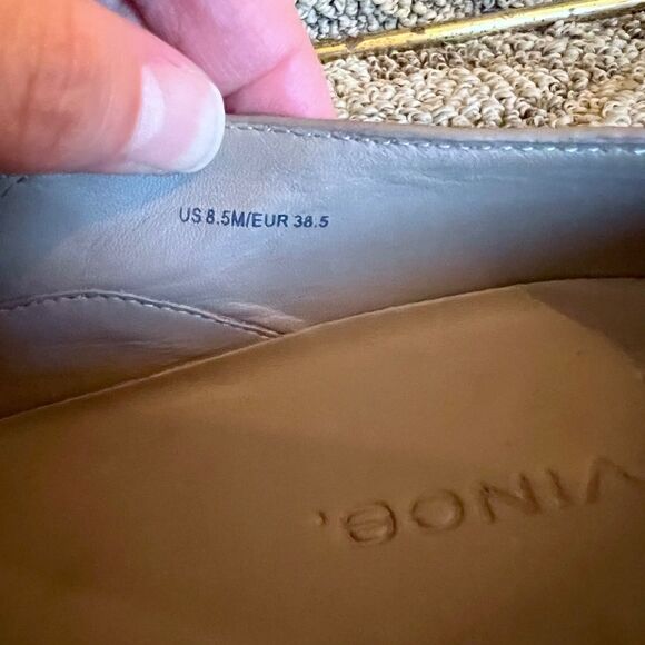 EUC Vince Women's Verrell Slip On Taupe Suede Sneakers US Size 8.5 Medium - Picture 6 of 7